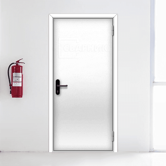 Противопожарная дверь в электрощитовую EI-30 однопольная глухая — фото 4