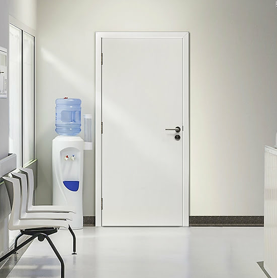 Противопожарная дверь в электрощитовую EI-30 однопольная глухая — фото 23