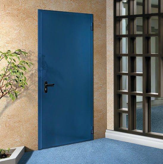 Противопожарная дверь в электрощитовую EI-30 однопольная глухая — фото 20