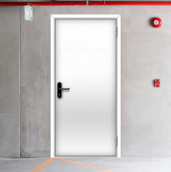 Противопожарная дверь в электрощитовую EI-30 однопольная глухая — фото 3