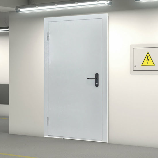 Противопожарная дверь в электрощитовую EI-30 однопольная глухая — фото 18