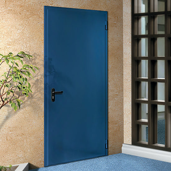 Противопожарная дверь в электрощитовую EI-30 однопольная глухая — фото 12