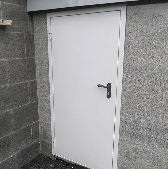 Противопожарная дверь в электрощитовую EI-30 однопольная глухая — фото 15